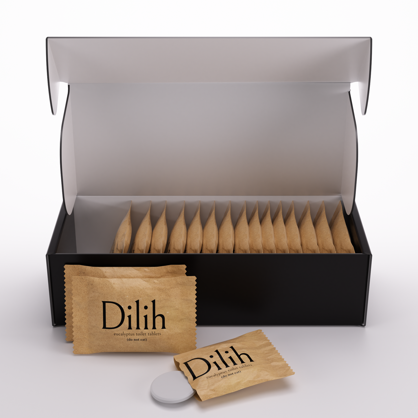 Dilih Toilet Tablets - Premium Bathroom Air Freshener - 24 Pack